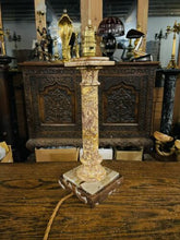 Load image into Gallery viewer, Scagliola Neo Classical Table Lamp