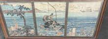 Load image into Gallery viewer, ‘ENROSAI SHIGEMITSU’- Wars Of The Gempei, 19th Century Woodcut Print, Original