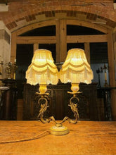 Load image into Gallery viewer, Antique Louis XVI Style Bronze And Porcelain Table Lamp, Sevres Style