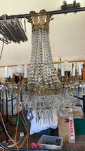 Load image into Gallery viewer, Antique 1900’s French Empire Crystal Chandelier, From London Palldium Theatre