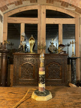 Load image into Gallery viewer, Antique Neoclassical Marble Table Lamp