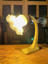 Load image into Gallery viewer, Antique Art Nouveau Bronze Bankers Desk Lamp, Early 20th C, (Pair Available)