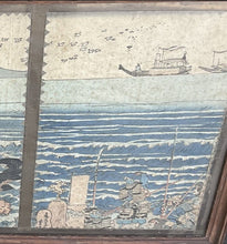 Load image into Gallery viewer, ‘ENROSAI SHIGEMITSU’- Wars Of The Gempei, 19th Century Woodcut Print, Original