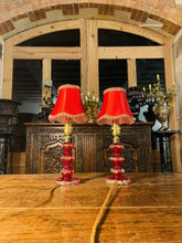 Load image into Gallery viewer, Vintage Murano ‘Barovier & Toso’ Pair of Table Lamps, Venetian Glass Lighting