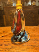 Load image into Gallery viewer, Vintage Mid-century Murano Sommerso Table Lamp
