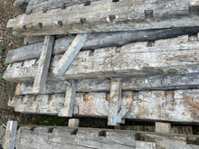 Load image into Gallery viewer, Reclaimed Victorian Yellow Pine Beams, 13.5”X13.5”, 16ft Long, 170 Years Old