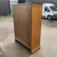 Load image into Gallery viewer, Early 20th Century Antique Quartersawn Oak School Cupboard, Housekeepers