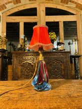 Load image into Gallery viewer, Vintage Mid-century Murano Sommerso Table Lamp