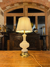 Load image into Gallery viewer, Murano Latticino Ribbon Glass Table Lamp By ‘Dino Martens’ Mid Century