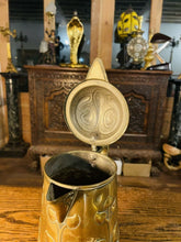 Load image into Gallery viewer, Antique Joseph Sankey Art Nouveau Copper Lidded Large Water Jug c1905