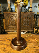 Load image into Gallery viewer, Vintage Art Deco Bakelite & Opaline Glass Globe Table Lamp