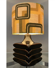 Load image into Gallery viewer, Rare Cari Zalloni Designer Iconic Facette Table Lamp For German ‘Steuler’, Brown