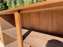Load image into Gallery viewer, Early 20th Century Antique Quartersawn Oak School Cabinet, Housekeepers Cupboard