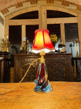 Load image into Gallery viewer, Vintage Mid-century Murano Sommerso Table Lamp