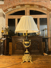 Load image into Gallery viewer, Italian Marble & Brass Table Lamp By ‘Brevettato’, Louis XIV Style