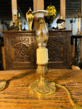 Load image into Gallery viewer, Pair Of Louis XVI Style Gilded Bronze ‘Boudoir’ Table Lamps, Signed