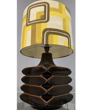 Load image into Gallery viewer, Rare Cari Zalloni Designer Iconic Facette Table Lamp For German ‘Steuler’, Brown