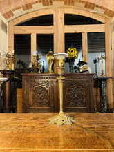 Load image into Gallery viewer, Antique Signed Gilded Bronze French Empire Style Table Lamp, Rewired