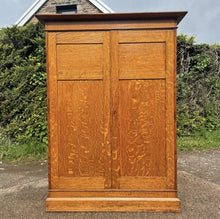 Load image into Gallery viewer, Early 20th Century Antique Quartersawn Oak School Cupboard, Housekeepers