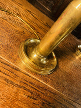 Load image into Gallery viewer, Pair Of Vintage Brass Artillery Shell Casings As Table Lamps, Military Lamp