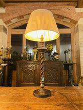 Load image into Gallery viewer, Antique Barley Twist Table Lamp