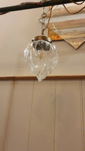 Load image into Gallery viewer, Antique French Glass "Acorn" Pendant Light