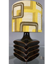 Load image into Gallery viewer, Rare Cari Zalloni Designer Iconic Facette Table Lamp For German ‘Steuler’, Brown