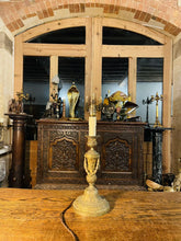 Load image into Gallery viewer, Antique 19th Century Bronze Table Lamp, Louis XVI Style