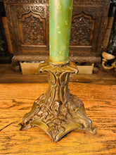 Load image into Gallery viewer, WILLIAM IV BRONZE ROCOCO REVIVAL ‘PALMER’ CANDLE LAMP, CIRCA 1830