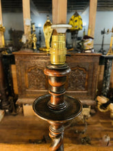 Load image into Gallery viewer, Antique Barley Twist Table Lamp