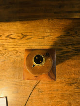 Load image into Gallery viewer, Vintage Art Deco Style Burr Walnut & Thuya Table lamp, Inlaid Marquetry