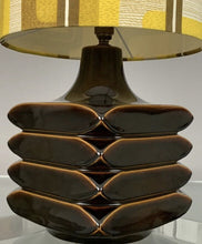Load image into Gallery viewer, Rare Cari Zalloni Designer Iconic Facette Table Lamp For German ‘Steuler’, Brown