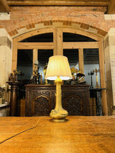 Load image into Gallery viewer, 19th Century Japanese Brass Dragon Table Lamp, Meiji Period