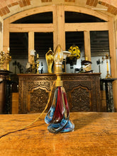 Load image into Gallery viewer, Vintage Mid-century Murano Sommerso Table Lamp