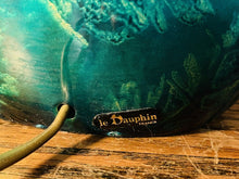 Load image into Gallery viewer, Vintage Pair Of ‘Maison Le Dauphin’ Emerald Green Table Lamps, MCM
