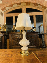 Load image into Gallery viewer, Murano Latticino Ribbon Glass Table Lamp By ‘Dino Martens’ Mid Century