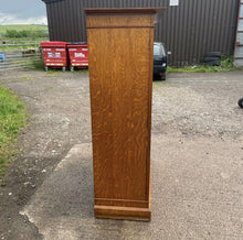 Load image into Gallery viewer, Early 20th Century Antique Quartersawn Oak School Cupboard, Housekeepers