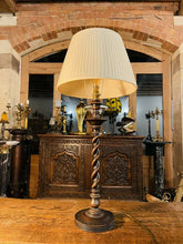 Load image into Gallery viewer, Antique Barley Twist Table Lamp