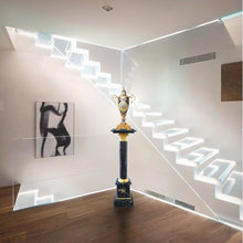 Load image into Gallery viewer, Corinthian Column In Black Marble With Gilded Bronze in Empire style