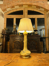 Load image into Gallery viewer, Japanese Brass Dragon Table Lamp, Meiji Period