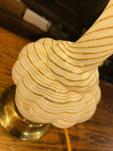 Load image into Gallery viewer, Murano Latticino Ribbon Glass Table Lamp By ‘Dino Martens’ Mid Century