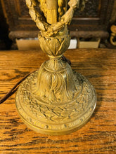 Load image into Gallery viewer, Antique 19th C Bronze Table Lamp, Louis XVI Style