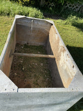Load image into Gallery viewer, Huge Galvanised 19th Century Riveted Water Tank / Planter, From Stately Home