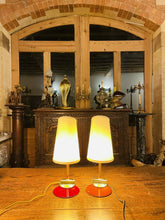 Load image into Gallery viewer, Pair Of Mid Century Gold Plated Spanish Table Lamps, By ‘Milan’