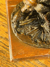 Load image into Gallery viewer, A.J Peiffer (French, 1832-1886) Bronze Group Of Putto With A Setter On Marble