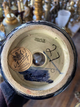 Load image into Gallery viewer, Rare William Moorcroft Pottery Flambe ANEMONE Flambe Poppies Lamp