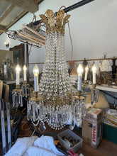 Load image into Gallery viewer, Antique 1900’s French Empire Crystal Chandelier, From London Palldium Theatre
