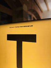 Load image into Gallery viewer, VINTAGE OPTICIANS EYE TEST LIGHT, FLOOR STANDING LAMP- RARE, BAR, MAN CAVE