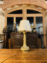 Load image into Gallery viewer, Japanese Brass Dragon Table Lamp, Meiji Period