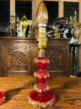 Load image into Gallery viewer, Vintage Murano ‘Barovier & Toso’ Pair of Table Lamps, Venetian Glass Lighting